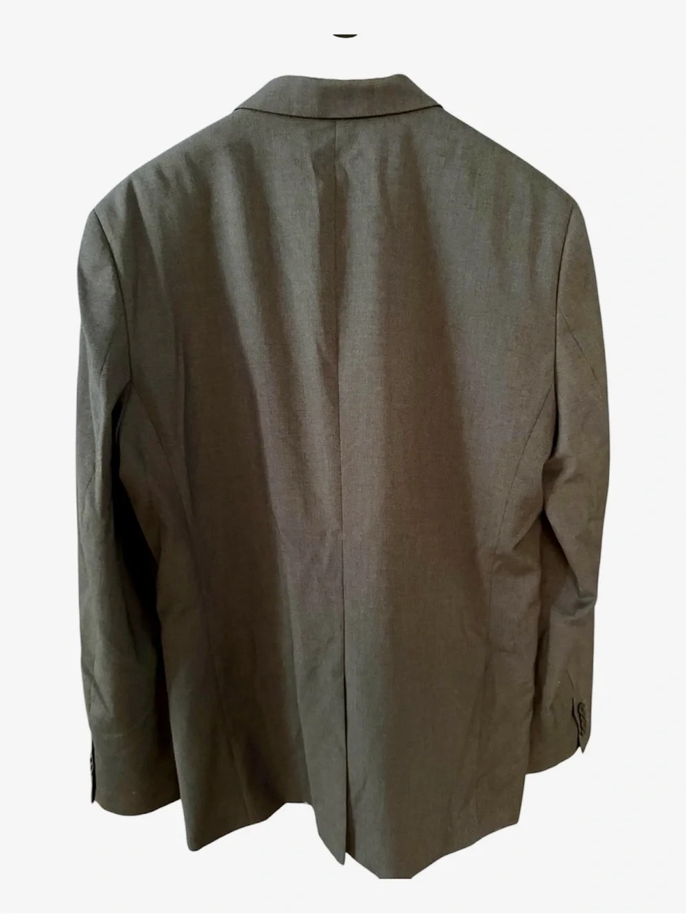 H&M Men's Light Gray Two-Button Slim Fit Blazer